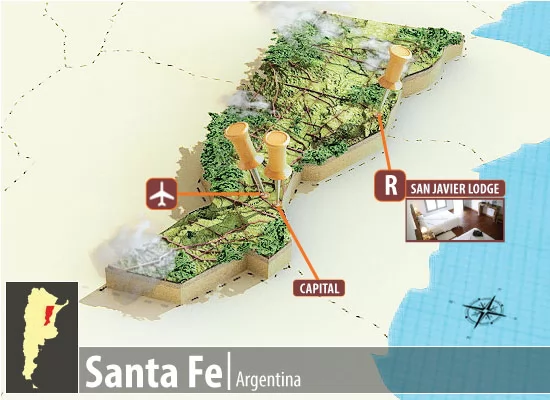 Hunting Areas Argentina mapa